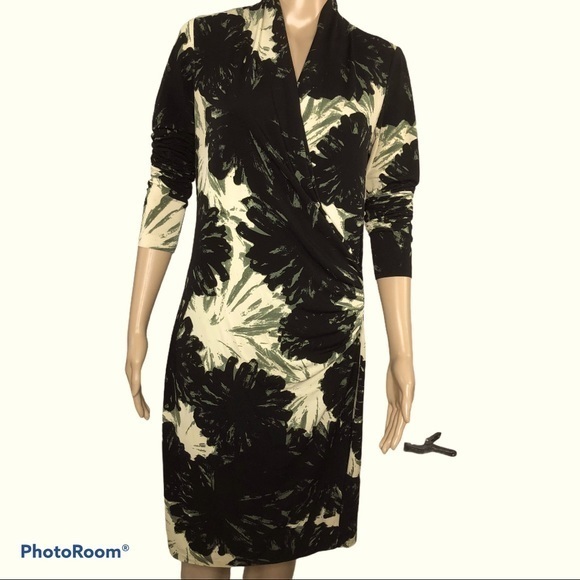 KamaliKulture fake wraparound long sleeves dress - Picture 1 of 7